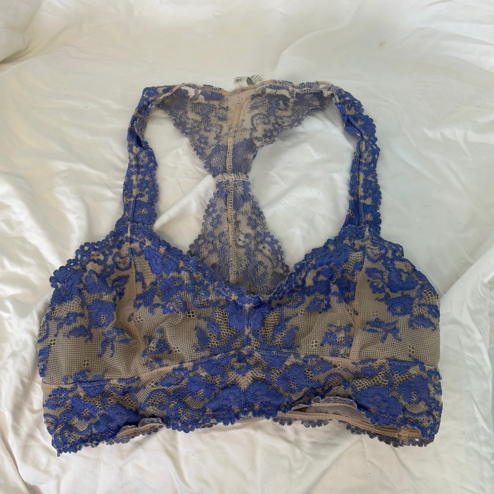 Free People Galloon Lace Racerback size S